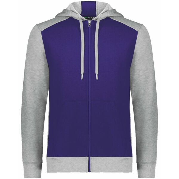 Unisex Eco Revive™ Three-Season Triblend Fleece Full-Zip Hooded Sweatshirt Thumbnail