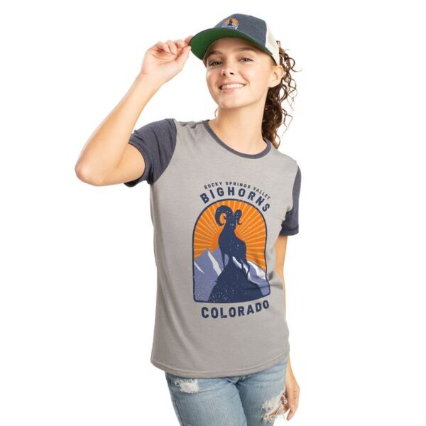 Ladies Gameday Vintage Ringer Tee Thumbnail