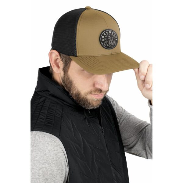 Contrast Stitch Trucker PacFlex Snapback Cap Thumbnail