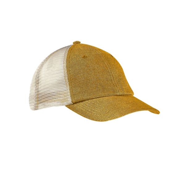 Washed Hemp Soft Mesh Trucker Cap Thumbnail