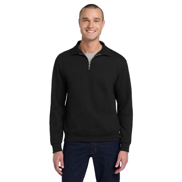 Super Sweats ® NuBlend ® 1/4 Zip Sweatshirt with Cadet Collar Thumbnail