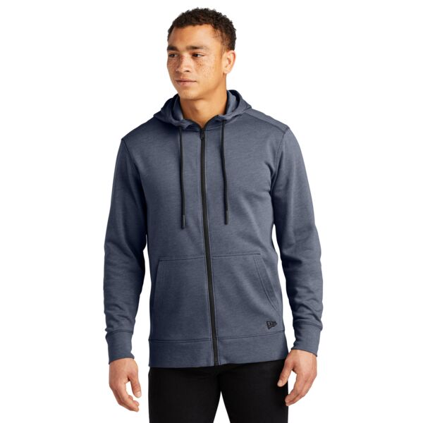Tri Blend Fleece Full Zip Hoodie Thumbnail