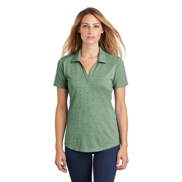 Women's PosiCharge ® Tri Blend Wicking Polo Thumbnail