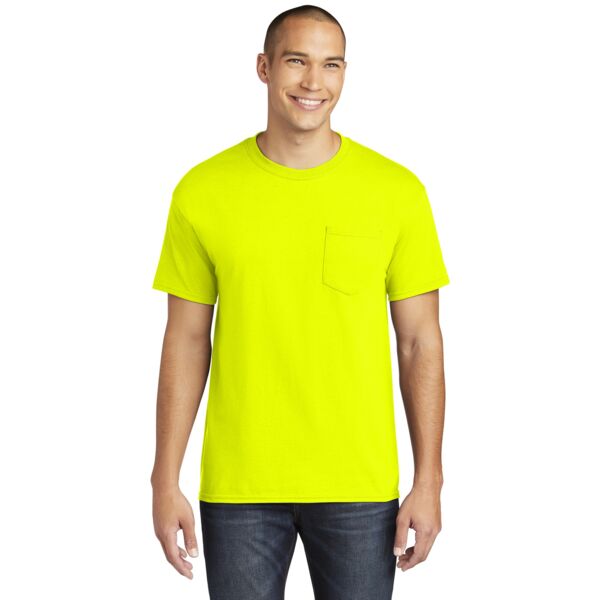 Heavy Cotton 100% Cotton Pocket T Shirt Thumbnail