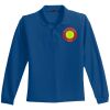 Youth Long Sleeve Silk Touch Polo Thumbnail