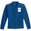 Youth Long Sleeve Silk Touch Polo Thumbnail