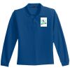 Youth Long Sleeve Silk Touch Polo Thumbnail