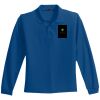 Youth Long Sleeve Silk Touch Polo Thumbnail