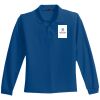 Youth Long Sleeve Silk Touch Polo Thumbnail